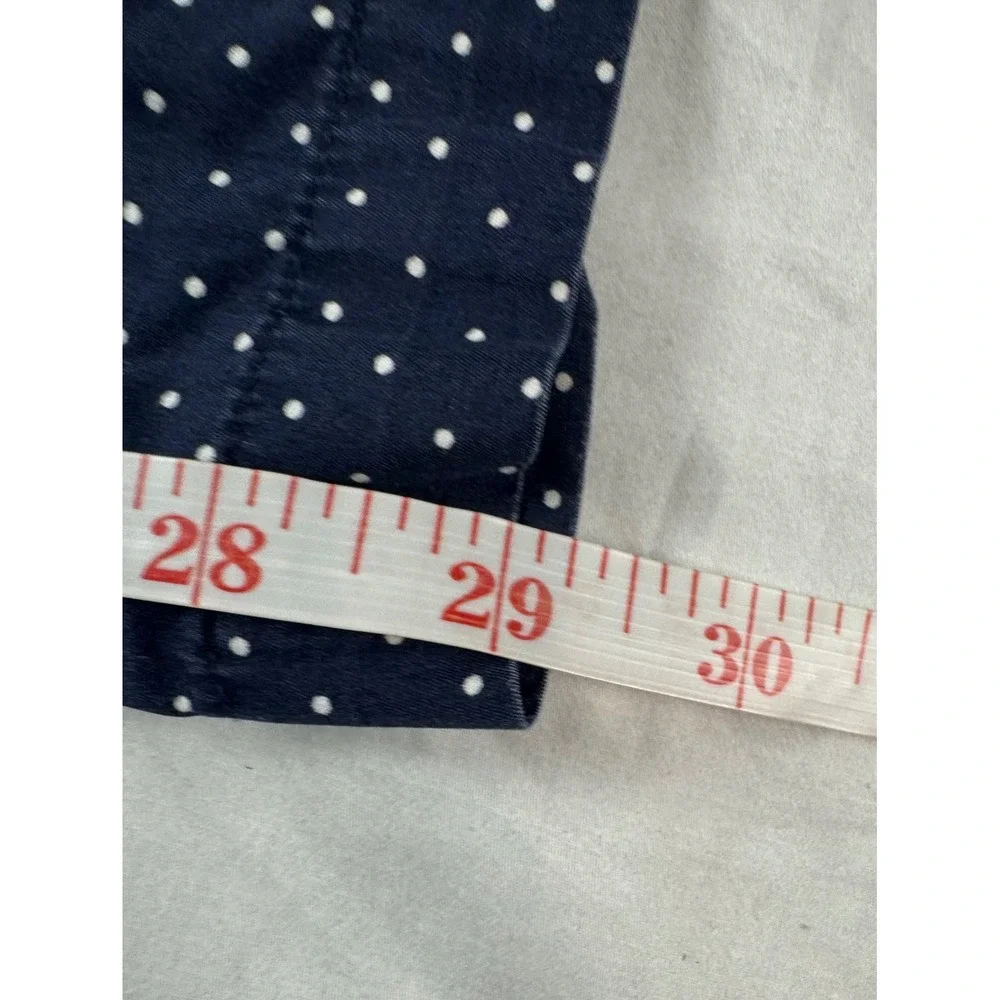 Ralph Lauren Polo Classic Pajama Lounge Pant Navy White Polka Dot SZ S with pony